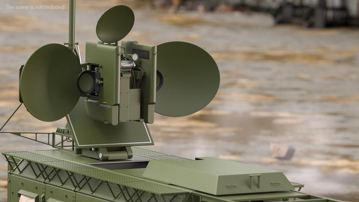 3D model Krasukha 4 1RL257 Mobile Electronic Warfare System