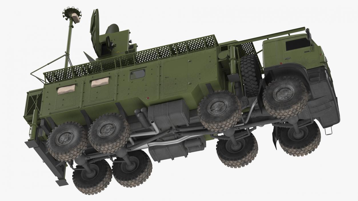 3D model Krasukha 4 1RL257 Mobile Electronic Warfare System