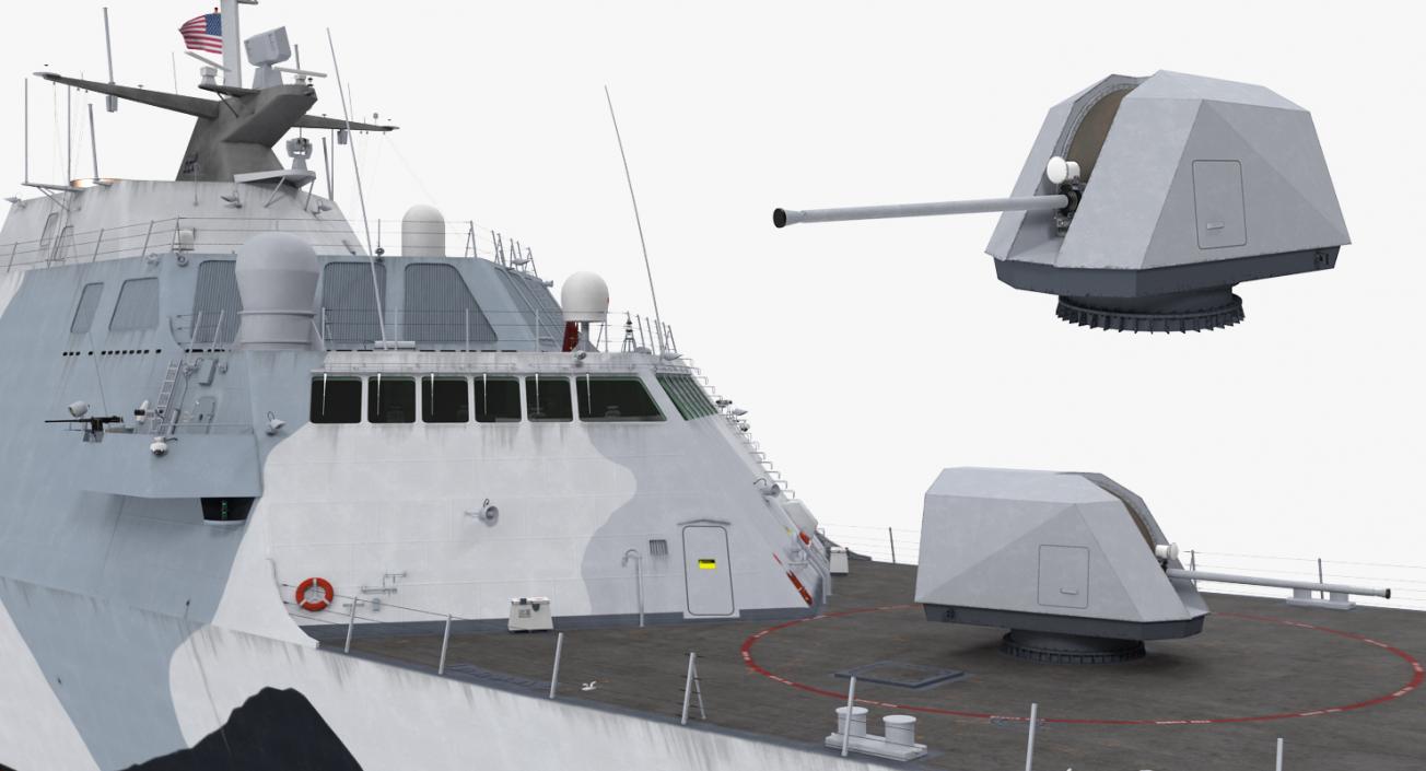 USS Freedom LCS-1 Rigged 3D model