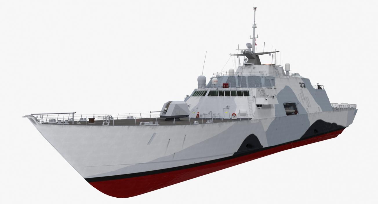 USS Freedom LCS-1 Rigged 3D model