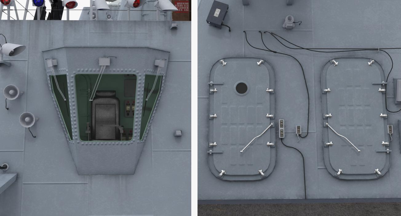 USS Freedom LCS-1 Rigged 3D model