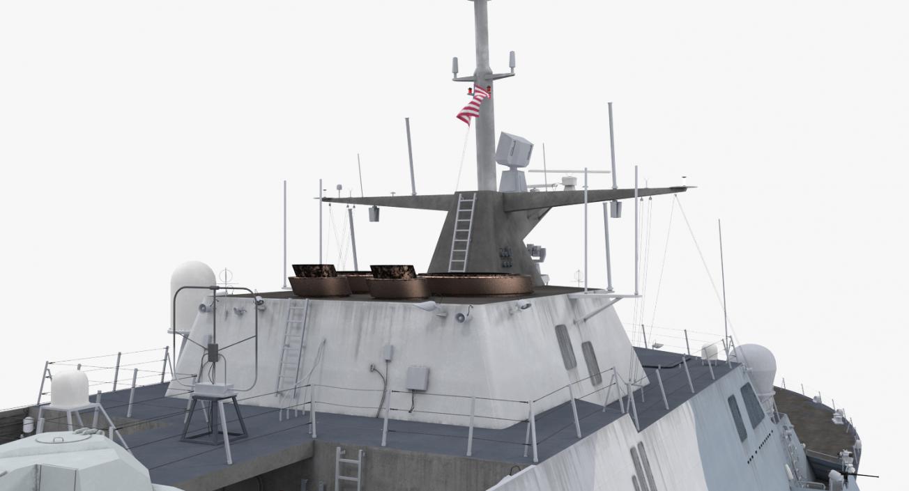 USS Freedom LCS-1 Rigged 3D model