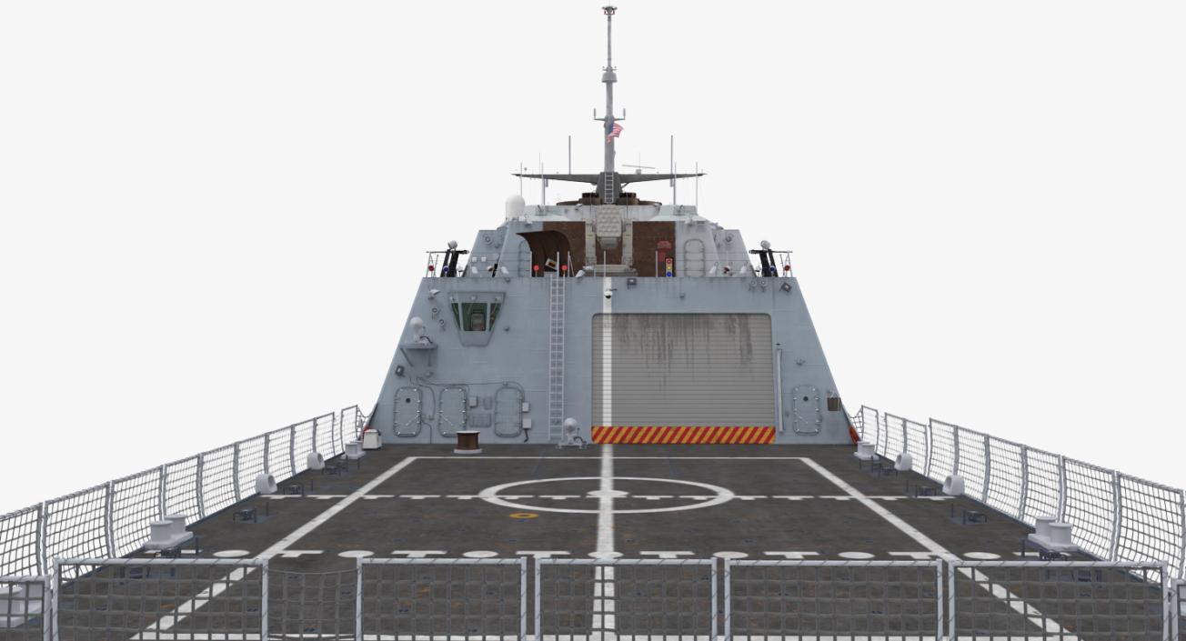 USS Freedom LCS-1 Rigged 3D model