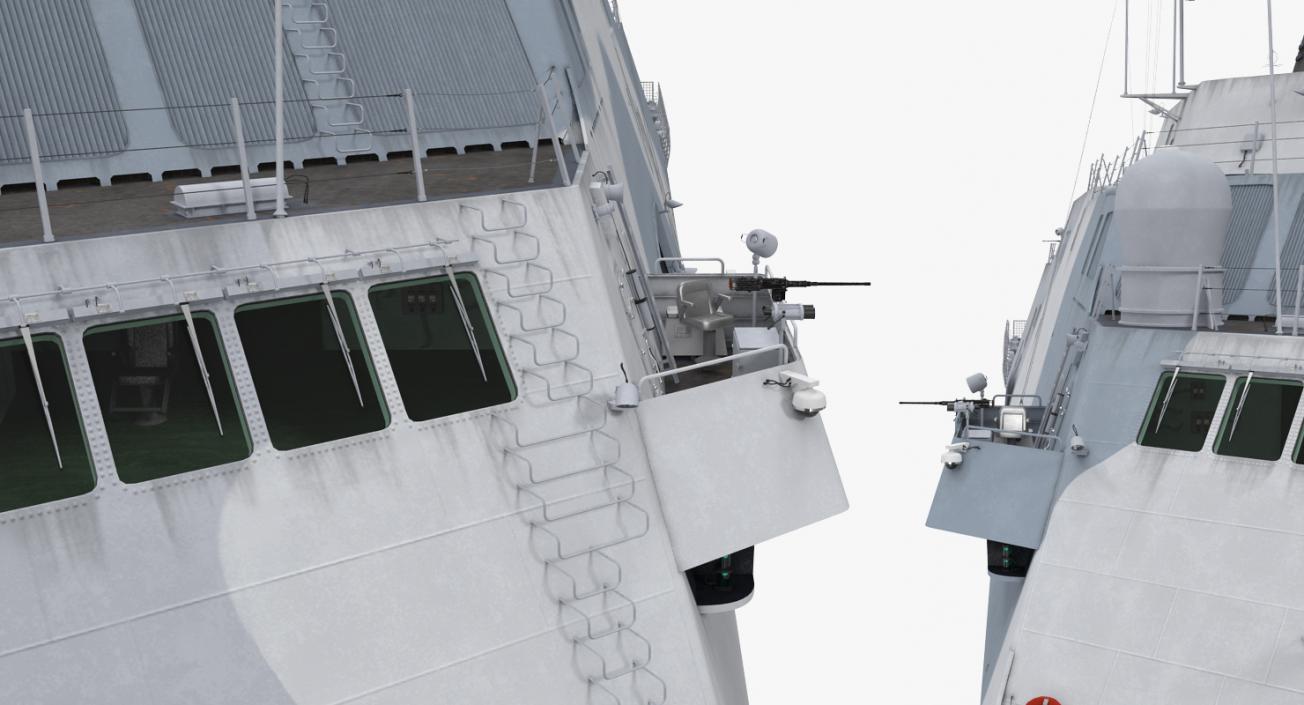 USS Freedom LCS-1 Rigged 3D model