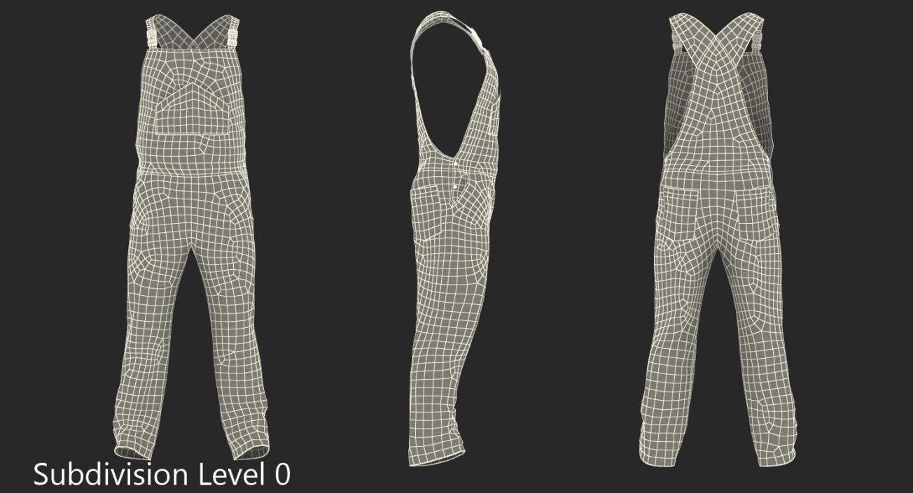 3D model Overalls