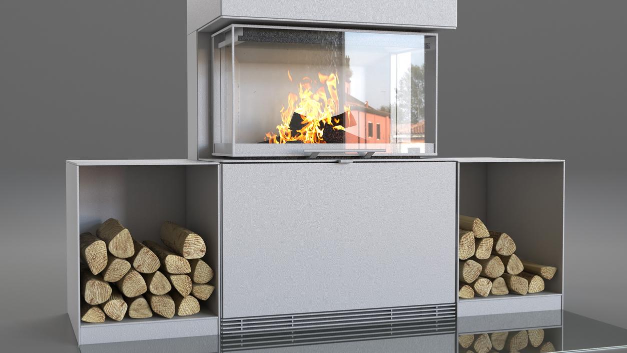 3D Fireplaces Collection 2 model