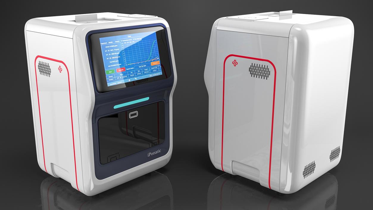 3D iPonatic Portable PCR Molecular Workstation model