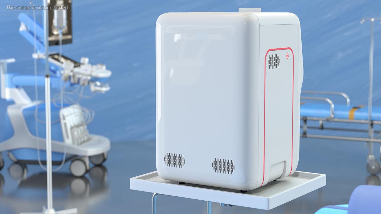 3D iPonatic Portable PCR Molecular Workstation model