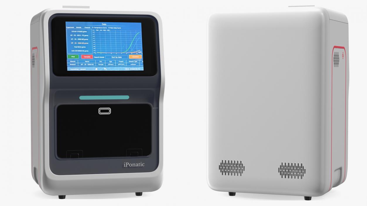 3D iPonatic Portable PCR Molecular Workstation model