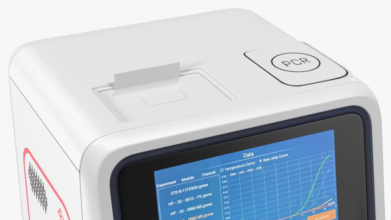 3D iPonatic Portable PCR Molecular Workstation model