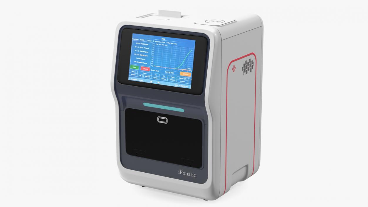 3D iPonatic Portable PCR Molecular Workstation model