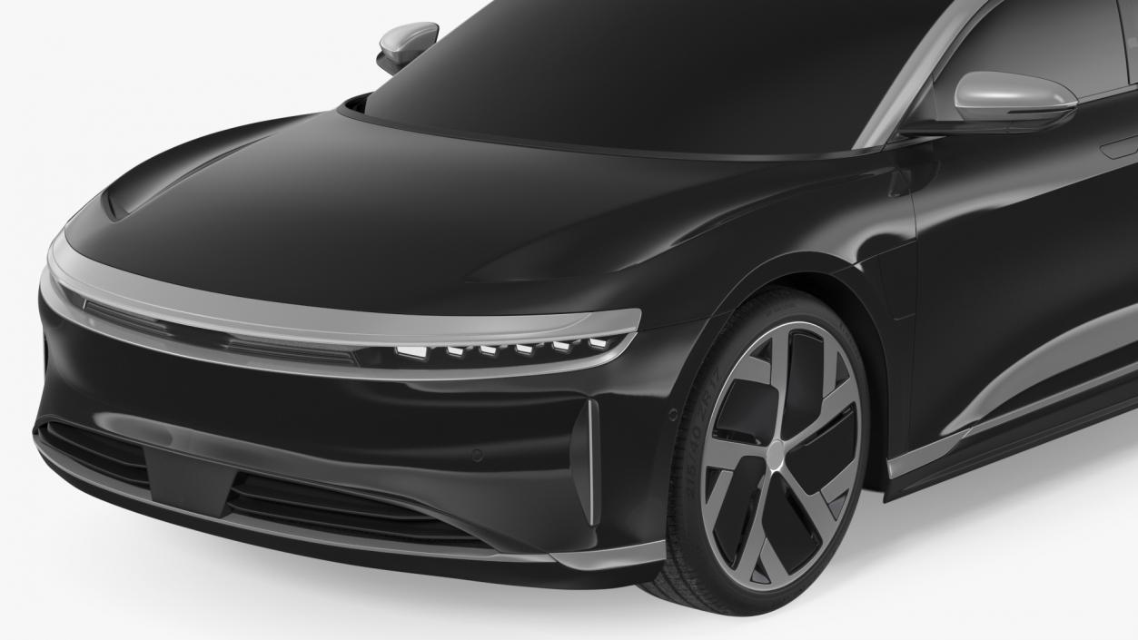 3D model Electric Luxury Sedan Exterior Only