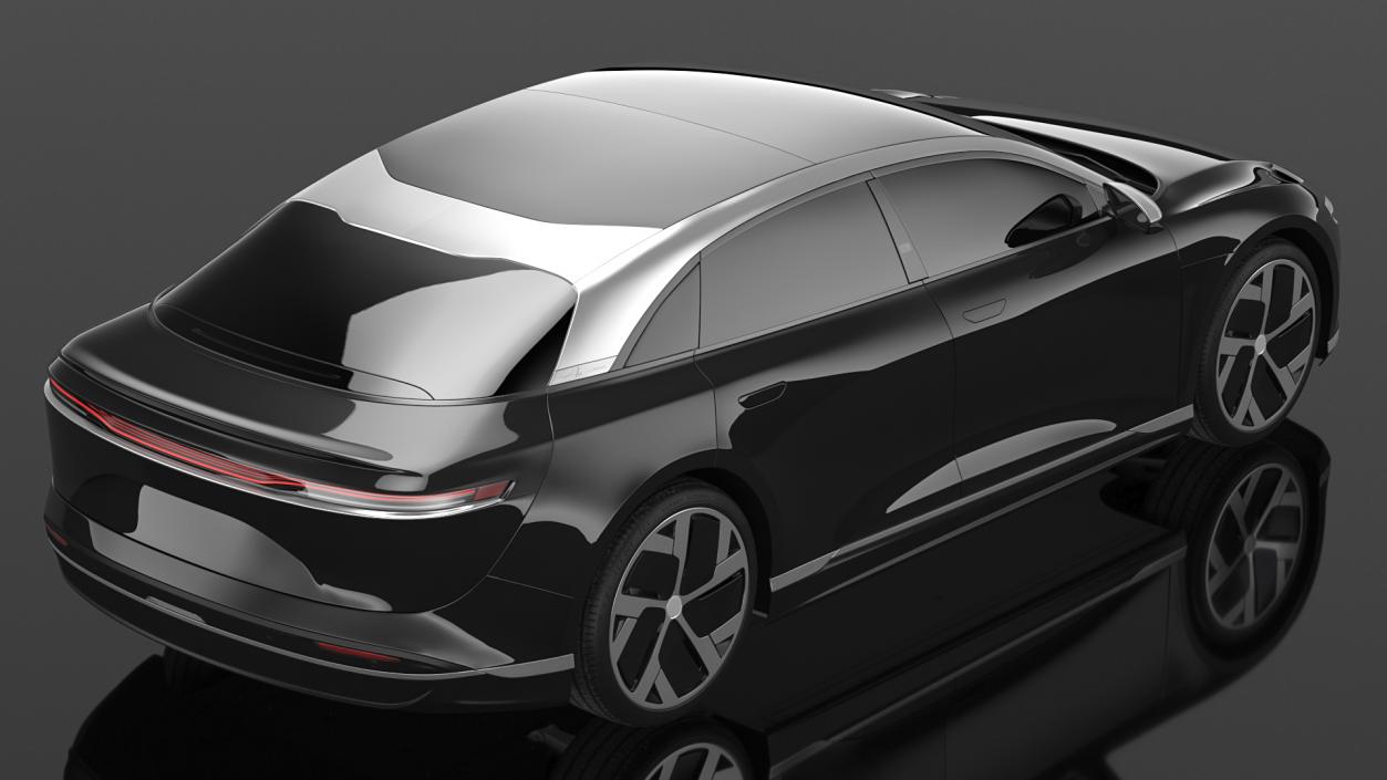 3D model Electric Luxury Sedan Exterior Only