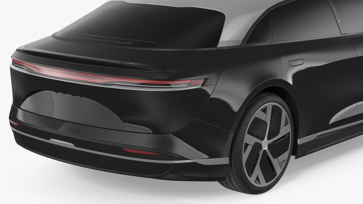 3D model Electric Luxury Sedan Exterior Only