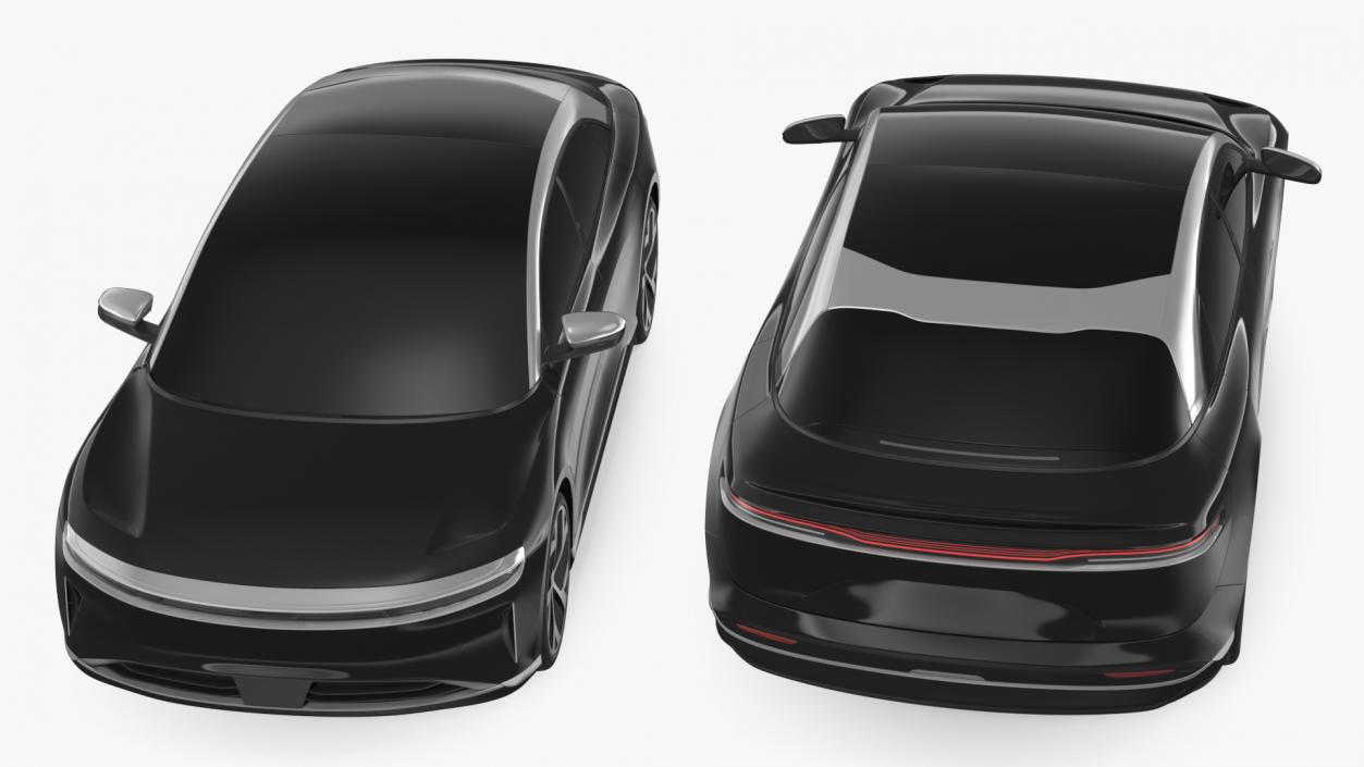 3D model Electric Luxury Sedan Exterior Only