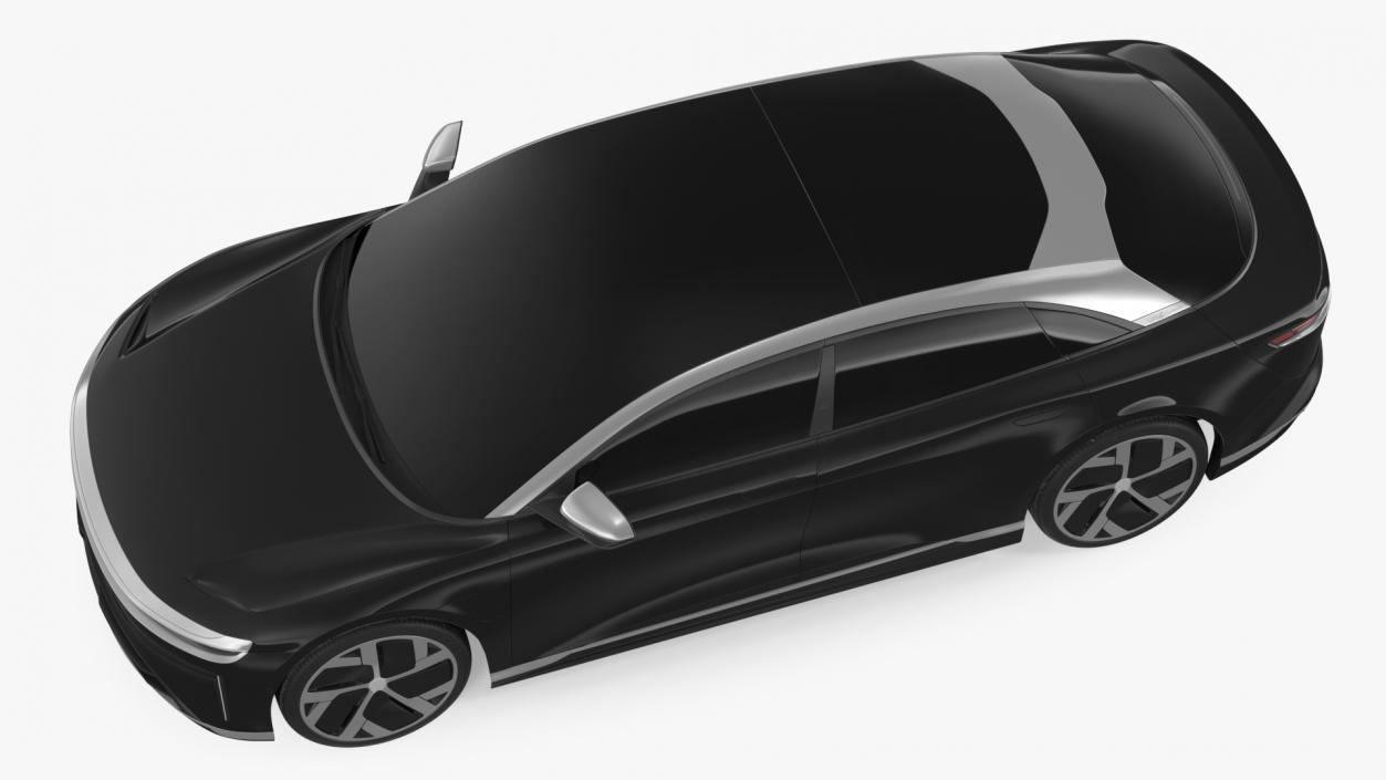 3D model Electric Luxury Sedan Exterior Only