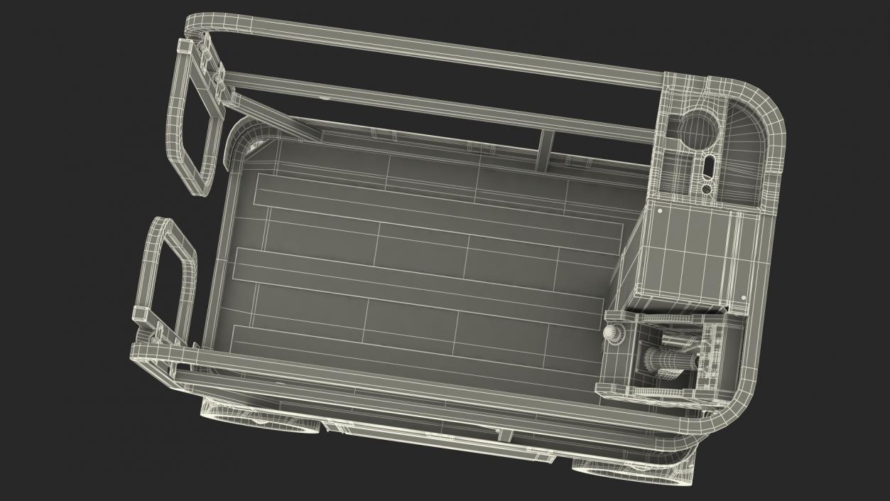 Vertical Mast Lift New Rigged 3D model