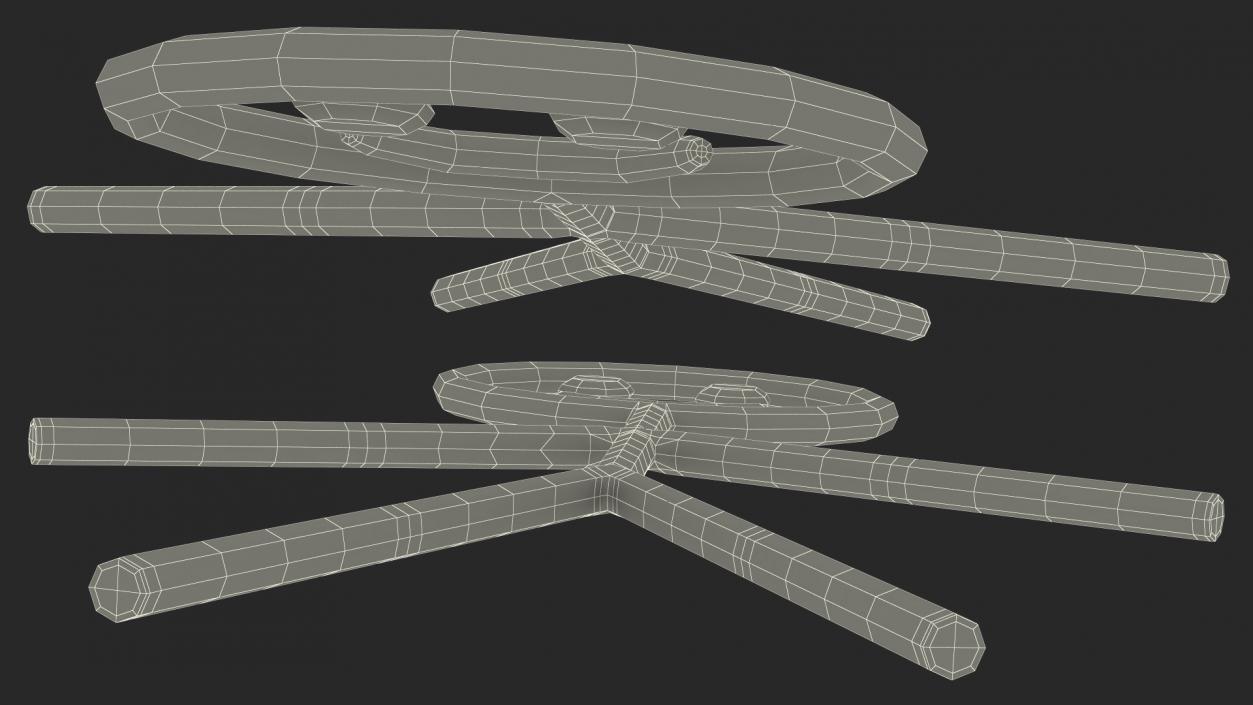 3D Stick Figure Blue Rigged for Cinema 4D model