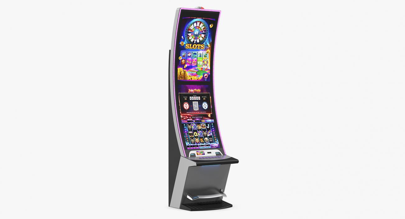 3D Casino Slot Machines Collection 3 model