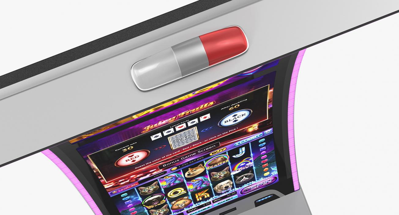 3D Casino Slot Machines Collection 3 model