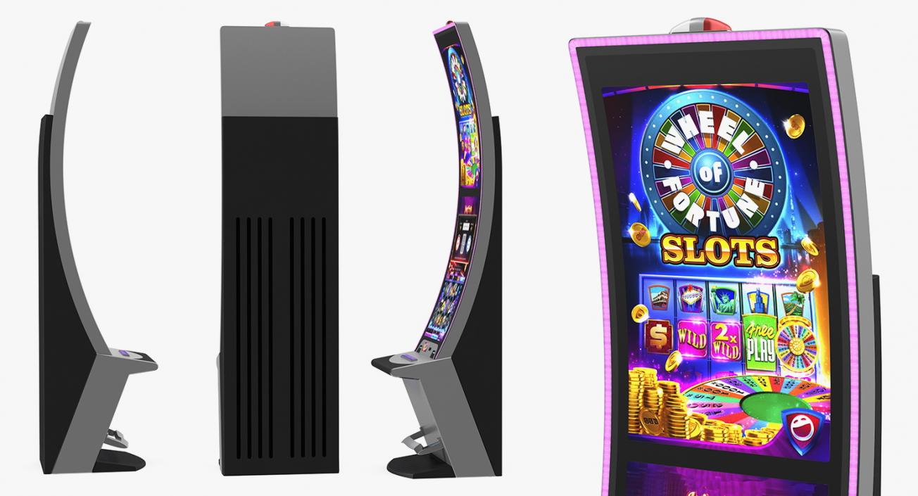 3D Casino Slot Machines Collection 3 model