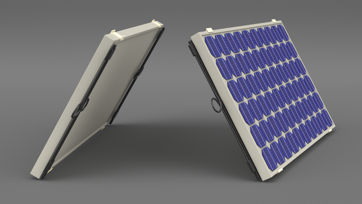 3D model Portable Solar Panel Unit