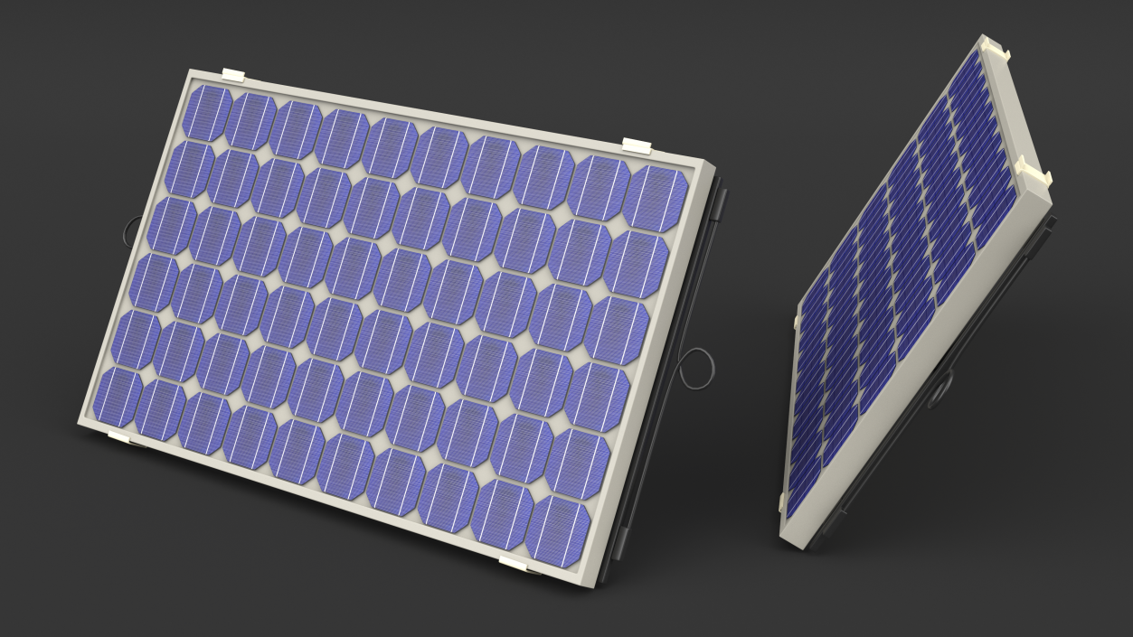 3D model Portable Solar Panel Unit