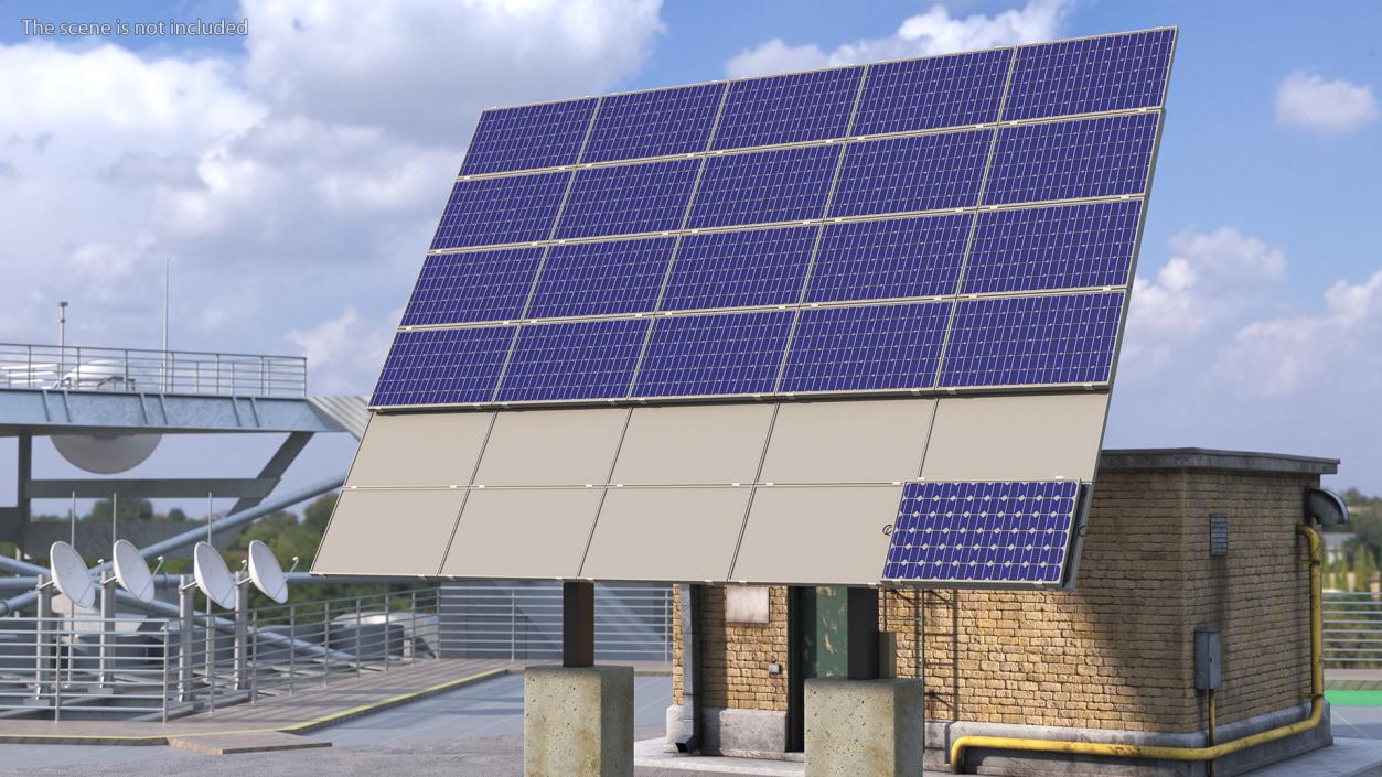 3D model Portable Solar Panel Unit