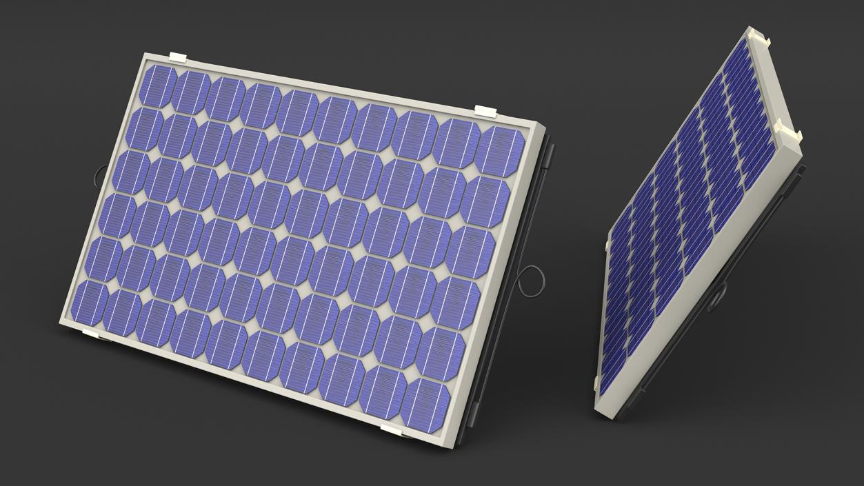 3D model Portable Solar Panel Unit