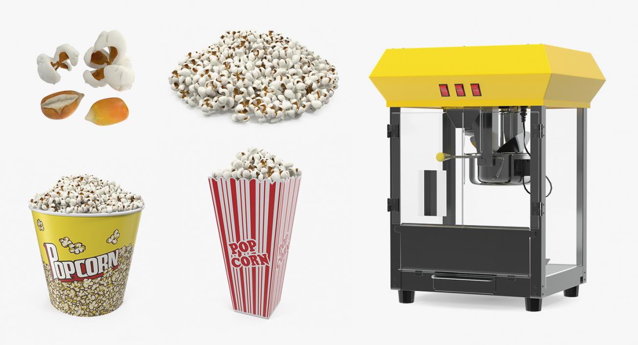 3D model Popcorn Collection 2