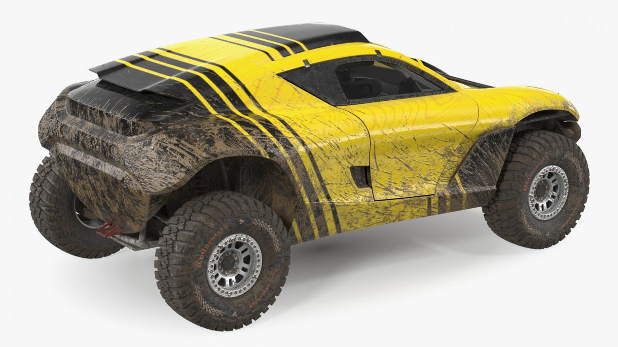 Extreme E Car Racing Electric SUV Dirty 3D model