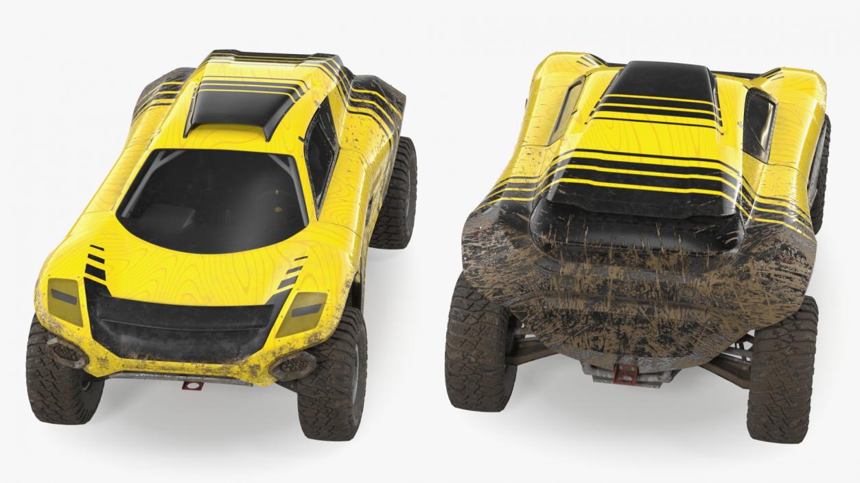 Extreme E Car Racing Electric SUV Dirty 3D model