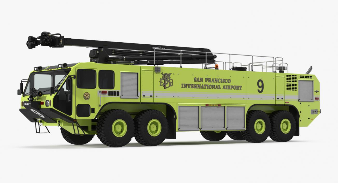 Fire Trucks 3D Models Collection 4 3D model