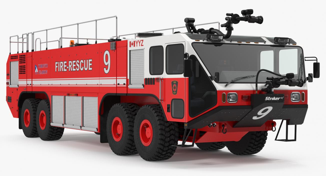 Fire Trucks 3D Models Collection 4 3D model