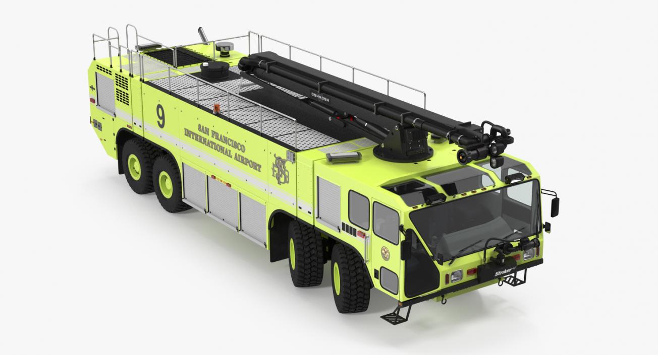 Fire Trucks 3D Models Collection 4 3D model