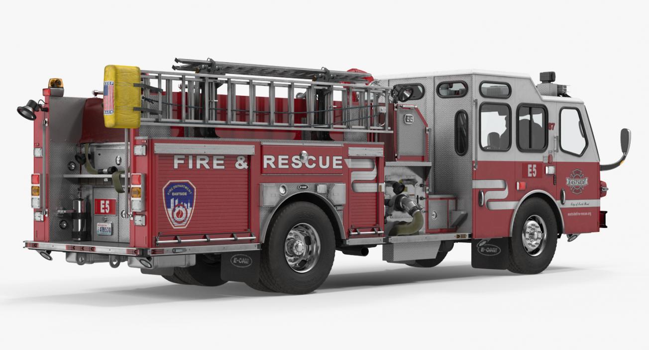 Fire Trucks 3D Models Collection 4 3D model