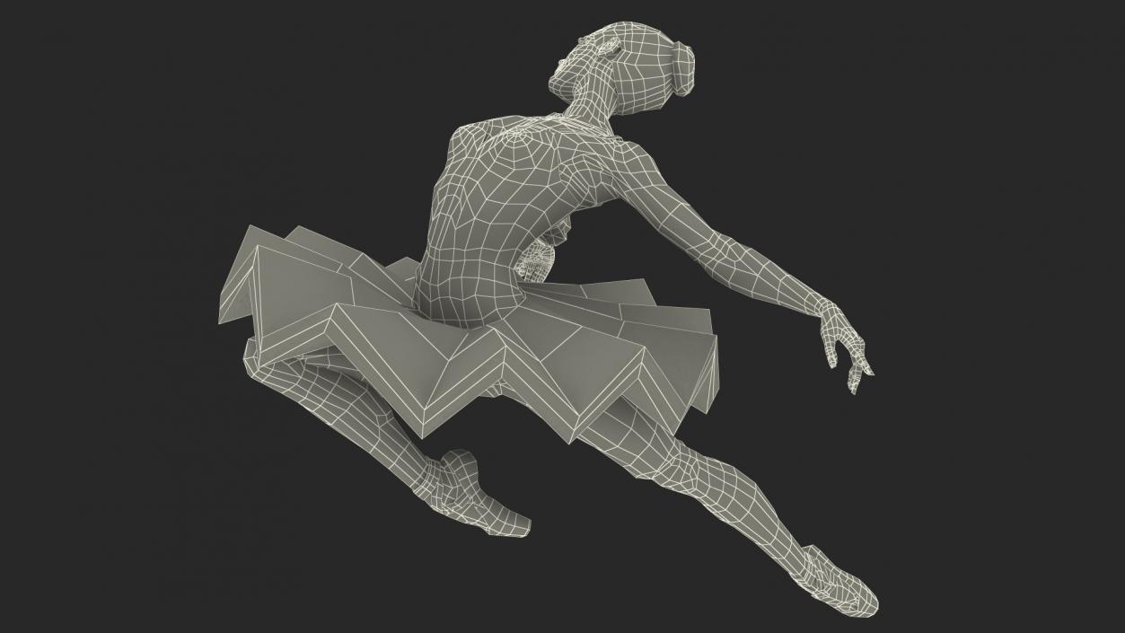 3D Ballet Dancer Ballerina model