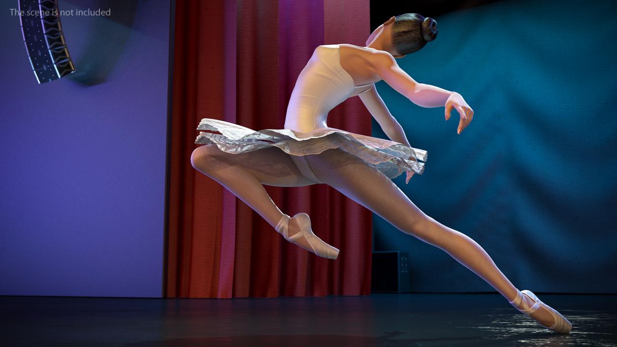 3D Ballet Dancer Ballerina model