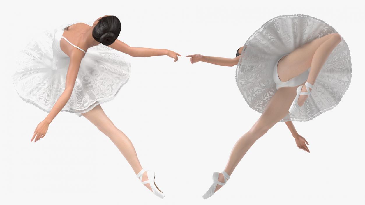 3D Ballet Dancer Ballerina model