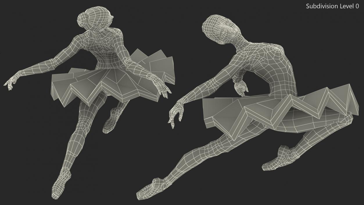 3D Ballet Dancer Ballerina model