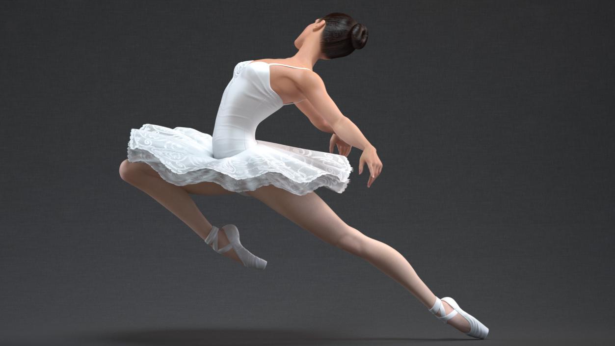 3D Ballet Dancer Ballerina model