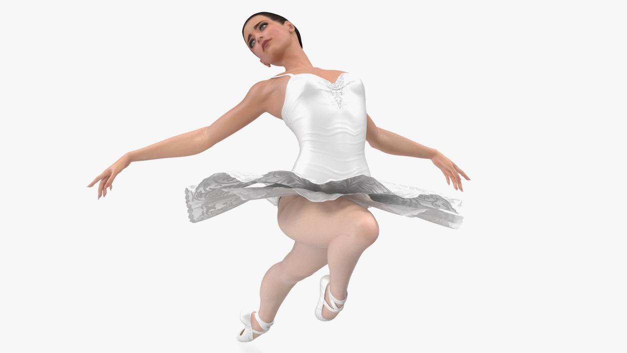 3D Ballet Dancer Ballerina model