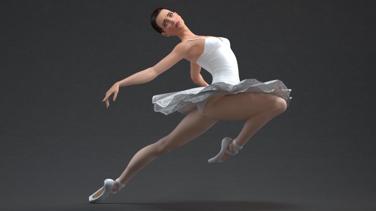 3D Ballet Dancer Ballerina model