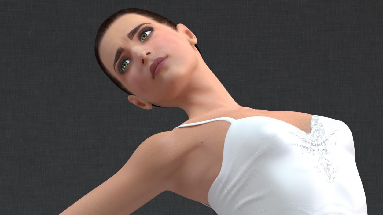 3D Ballet Dancer Ballerina model