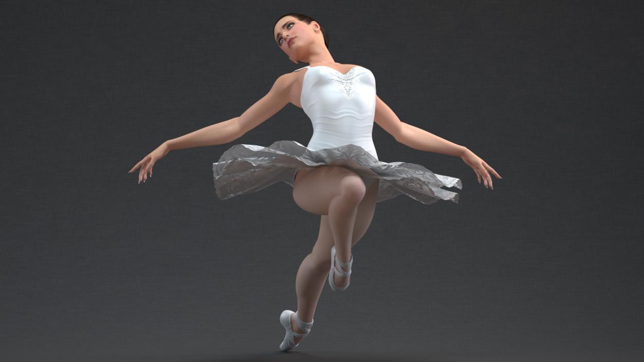 3D Ballet Dancer Ballerina model