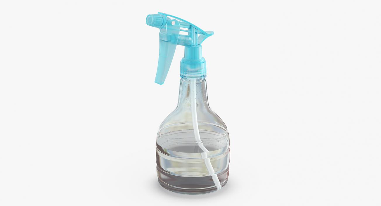 3D Plastic Water Spray Bottle