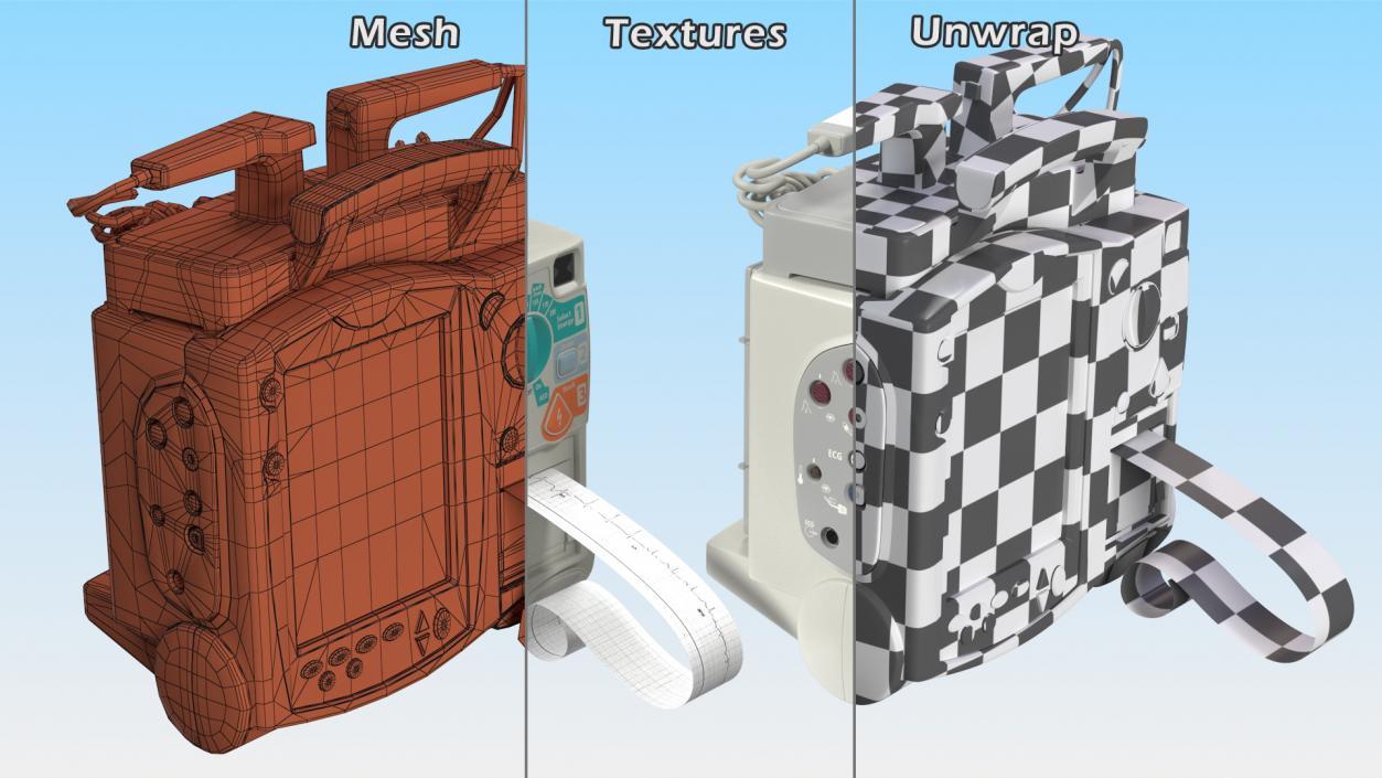 3D model Philips HeartStart MRx for Hospital