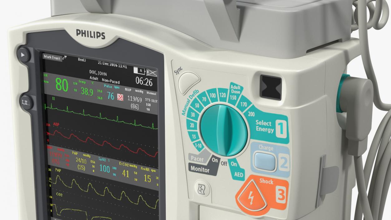 3D model Philips HeartStart MRx for Hospital