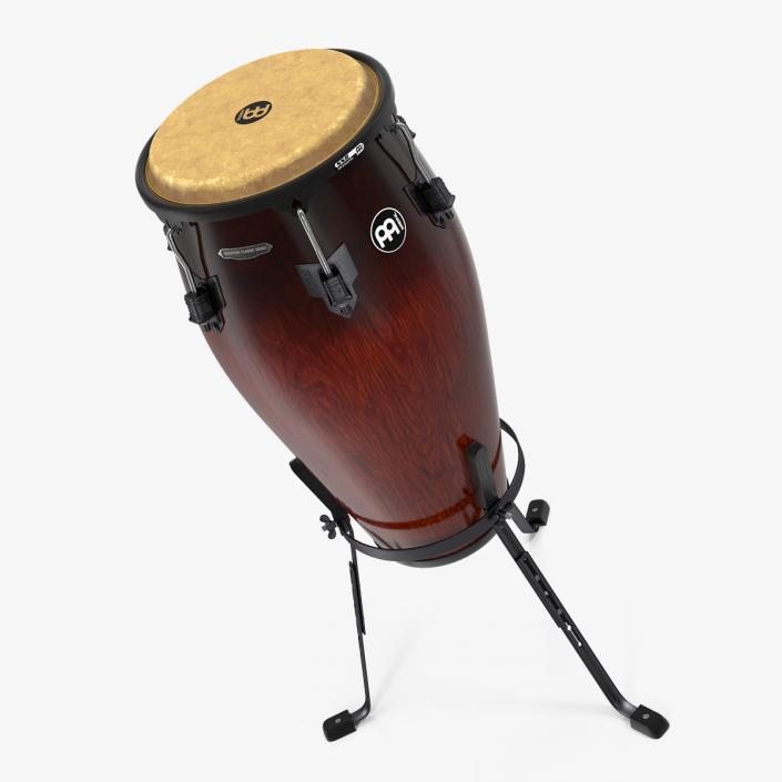 3D Meinl Marathon Conga with Basket Stand Dark model