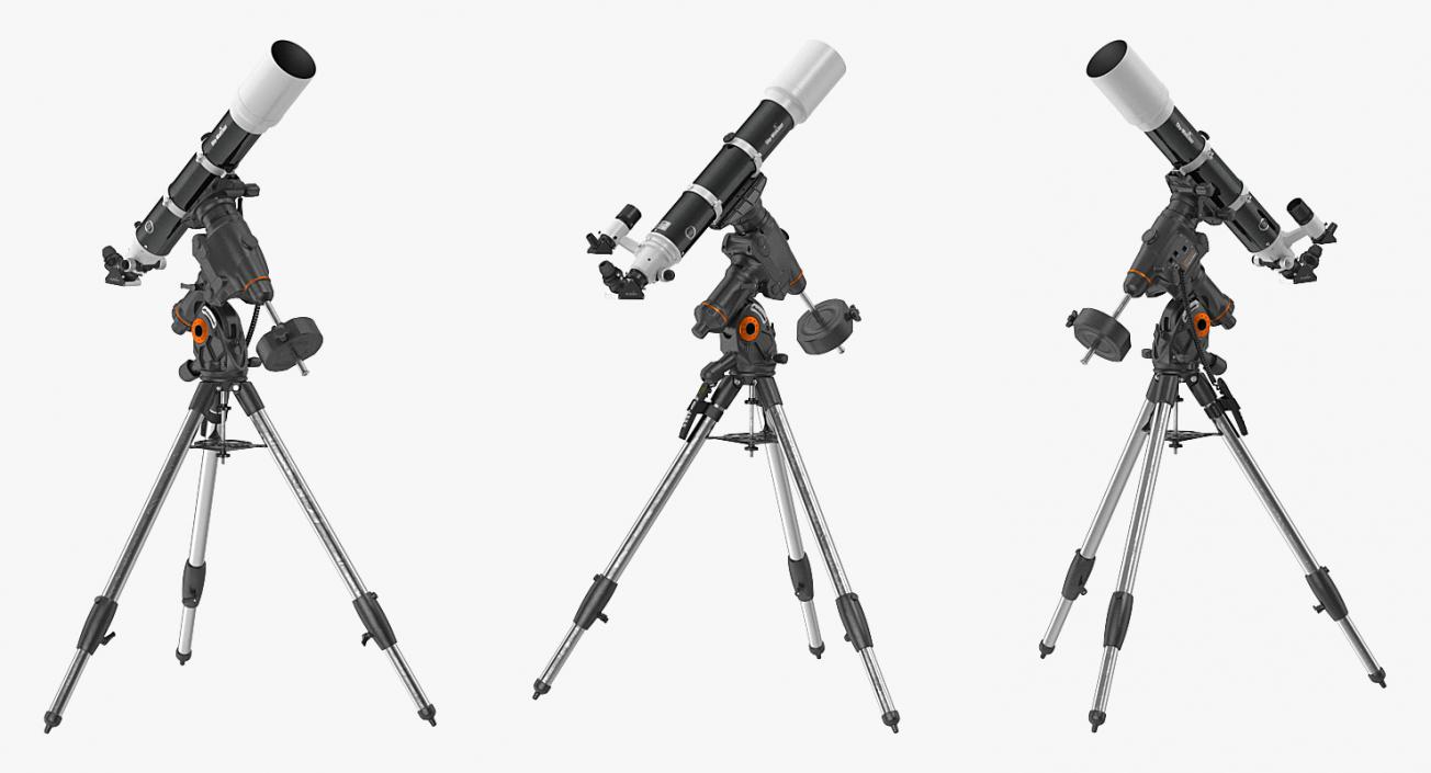 3D Binoculars and Telescopes Collection 2 model